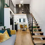 شقة Tempus Te Premium Duo Lofts - Private Cinema, Gym And Terrace تارتو